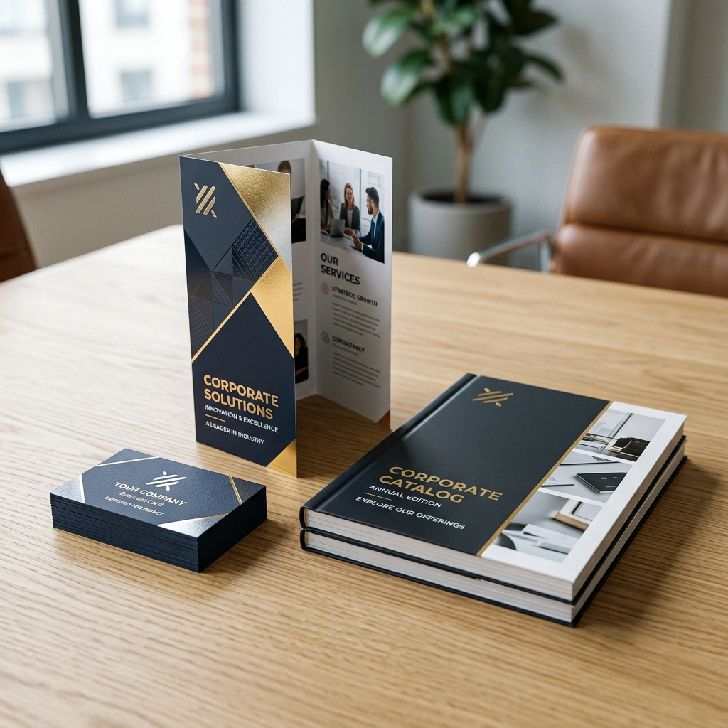 Unbranded Premium Print Media & Stationery Showcase
